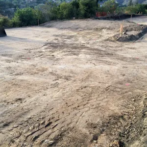 Upper parking lot construction