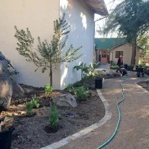 Water Wise Home Demonstration Garden during installation