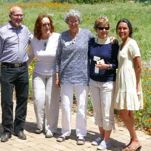 2017 Volunteer Appreciation Luncheon, 25-year service recognition, Ingrid Kaper and Kathie McClure