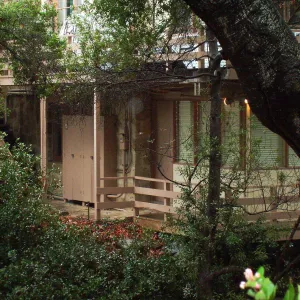 Blaksley Library, southeast corner