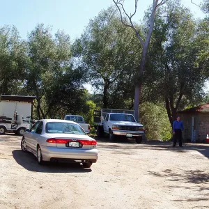 Area at north side of Gane House