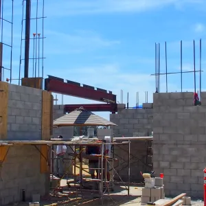 Pritzlaff Conservation Center construction