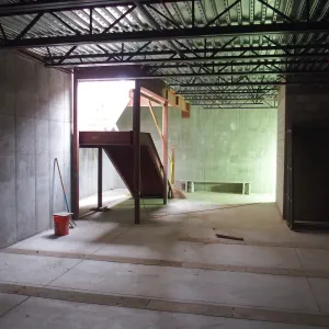 Pritzlaff Conservation Center Construction, southeast corner of basement - Herbarium