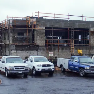 Pritzlaff Conservation Center Construction, exterior looking southwest