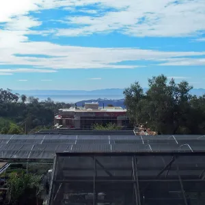 Pritzlaff Conservation Center construction, view looking south from Horticulture Unit