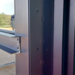Pritzlaff Conservation Center construction, door detail
