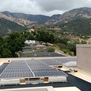 Pritzlaff Conservation Center construction, solar panels on roof