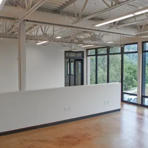 Pritzlaff Conservation Center Construction, looking northwest across Administrative office area