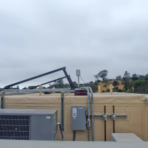 Pritzlaff Conservation Center construction, solar water heating system