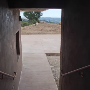 Pritzlaff Conservation Center construction, exterior stairway