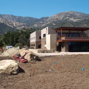 Pritzlaff Conservation Center Construction, Exterior looking northeast