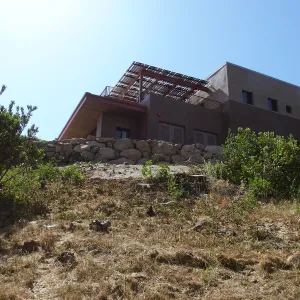 Pritzlaff Conservation Center construction, exterior southeast corner
