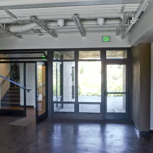 Pritzlaff Conservation Center construction, lobby looking east
