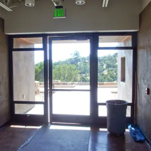 Pritzlaff Conservation Center construction, lobby looking west