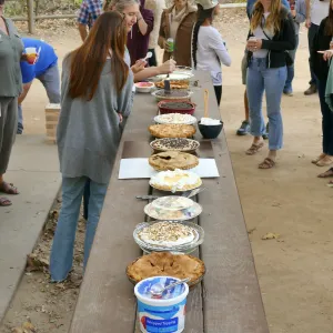 SBBG Staff Picnic, 2017, pie contest