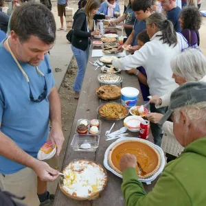 SBBG Staff Picnic, 2017, pie contest