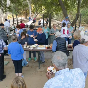 SBBG Staff Picnic, 2017, pie contest