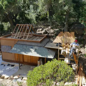 Teahouse & Garden Improvements 2017, looking west