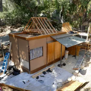 Teahouse & Garden Improvements 2017, looking northwest