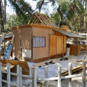 Teahouse & Garden Improvements 2017, looking northwest