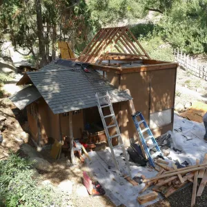 Teahouse & Garden Improvements 2017, looking northeast