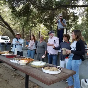 SBBG Staff Picnic, 2017, pie contest