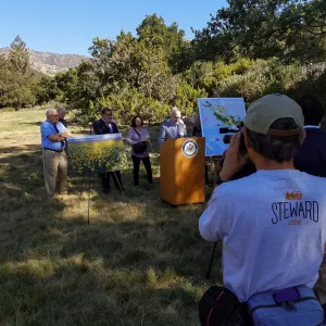 Central Coast Heritage Protection Act press conference, introductory remarks by Steve Windhager