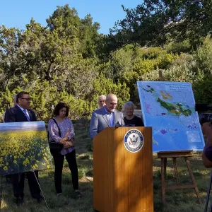 Central Coast Heritage Protection Act press conference, introductory remarks by Steve Windhager