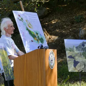Central Coast Heritage Protection Act press conference, Alasdair Coyne