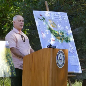 Central Coast Heritage Protection Act press conference, Chris Danch