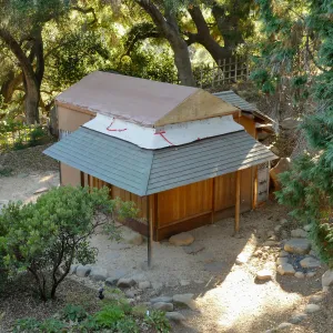 Teahouse & Garden Improvements 2017, looking west