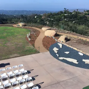 Pritzlaff Conservation Center ribbon cutting, view from south deck