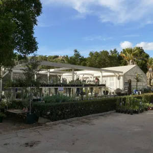 New shade structure at Garden Growers Nursery