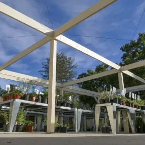 New shade structure at Garden Growers Nursery