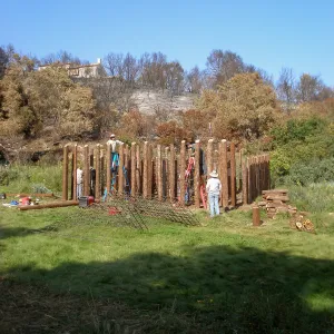 Herb Parker's â€˜Haven' labyrinth installation