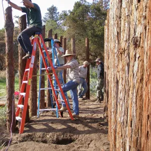 Herb Parker's â€˜Haven' labyrinth installation