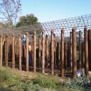 Herb Parker's â€˜Haven' labyrinth installation