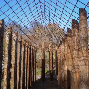 Herb Parker's â€˜Haven' labyrinth installation