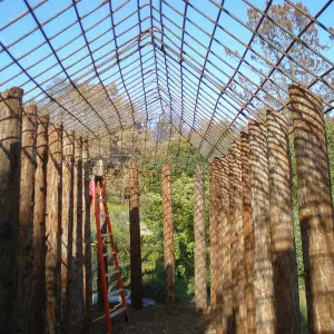 Herb Parker's â€˜Haven' labyrinth installation