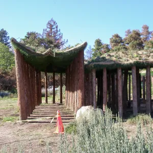 Herb Parker's â€˜Haven' labyrinth installation