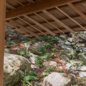 Roof framing detail, ShinKanAn Teahouse
