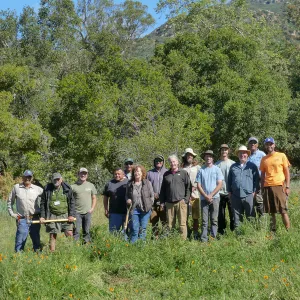 Horticulture staff portrait in the Meadow