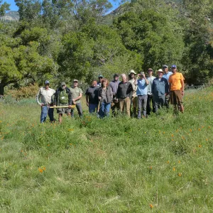 Horticulture staff portrait in the Meadow