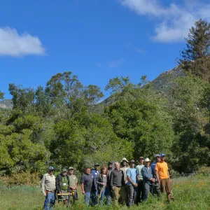 Horticulture staff portrait in the Meadow