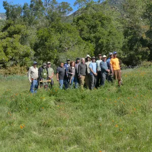 Horticulture staff portrait in the Meadow