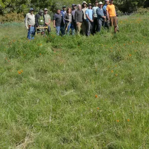 Horticulture staff portrait in the Meadow