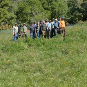 Horticulture staff portrait in the Meadow