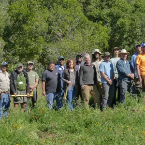 Horticulture staff portrait in the Meadow