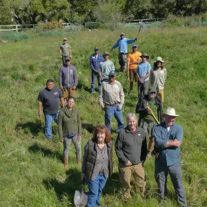 Horticulture staff portrait in the Meadow