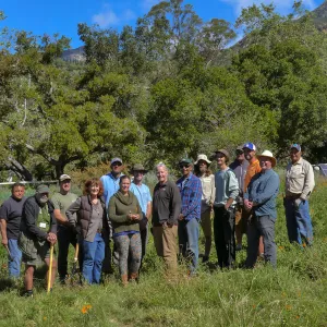 Horticulture staff portrait in the Meadow